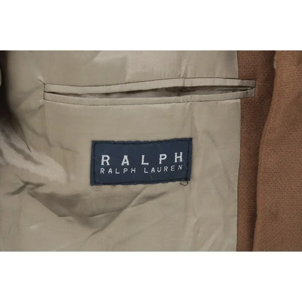 Ralph Lauren Sports Coat Blazer Jacket Mens 40R Brown 3 Button Ventless Casual